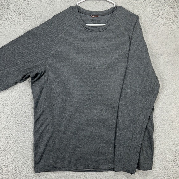 Patagonia Mens Pullover Shirt 2XL Gray Thermal Weight Capilene Baselayer Stretch